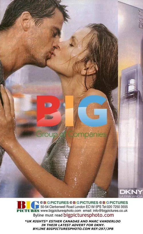 Esther Canadas and Marc Vanderloo for DKNY Ad