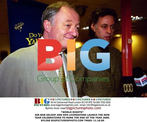 Sir Bob Geldof and Ken Livingstone launch 2000 celebrations