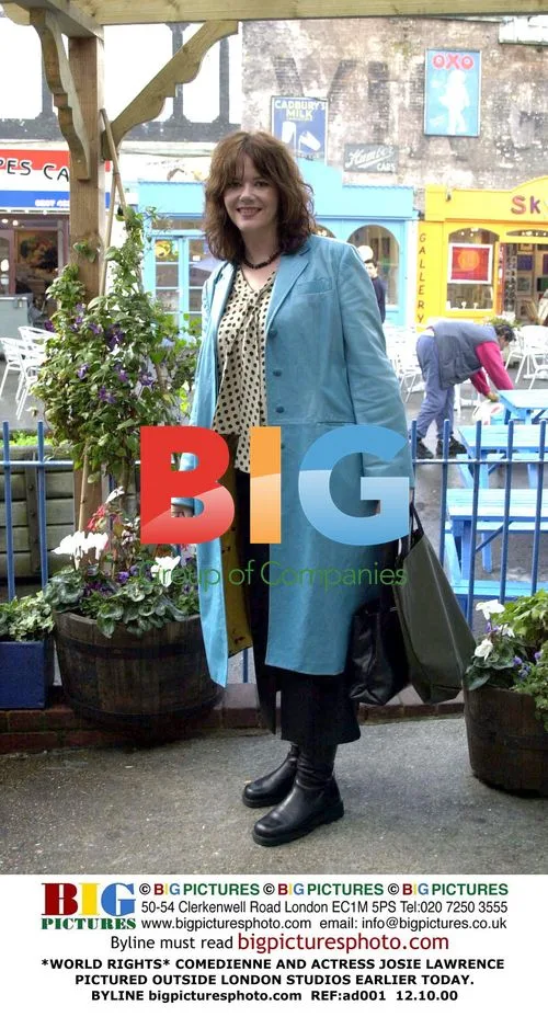 Comedienne Josie Lawrence Outside London Studios