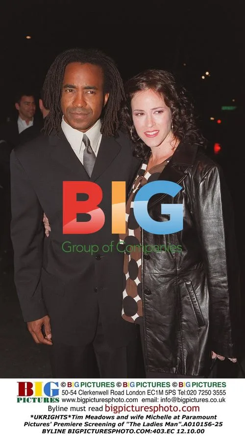 Tim Meadows and wife Michelle at "The Ladies Man" premiere