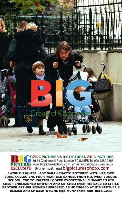 Lady Sarah Chatto with Sons