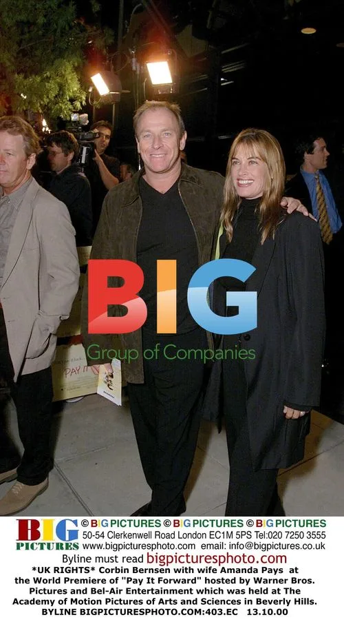 Corbin Bernsen and Amanda Pays at "Pay It Forward" Premiere