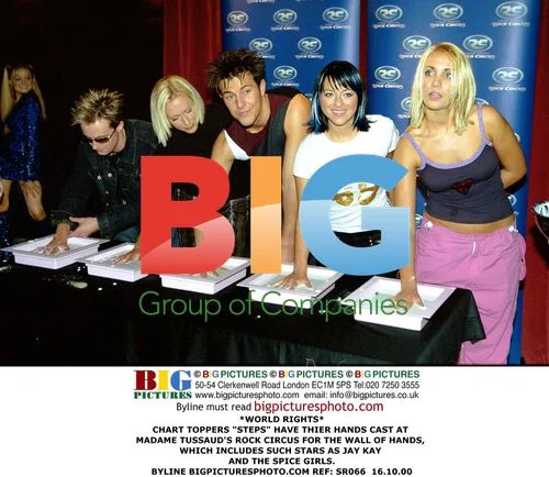 STEPS Have Hands Cast at Madame Tussaud's Rock Circus