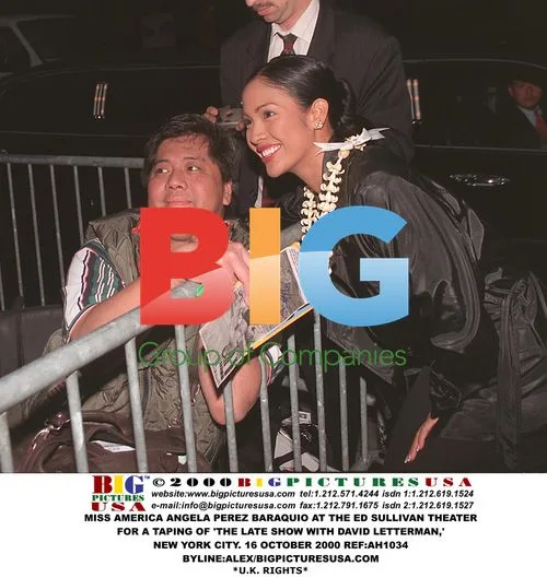 Miss America Angela Perez Baraquio at 'The Late Show'