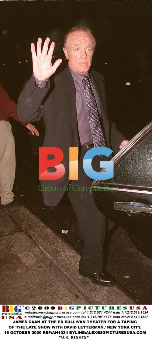 James Caan at 'The Late Show' taping