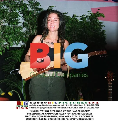 Ani DiFranco at Nader rally in NYC