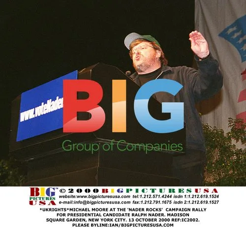 Michael Moore at Nader Campaign Rally