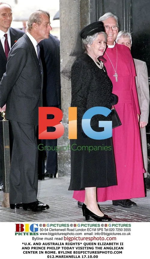 Queen Elizabeth II and Prince Philip in Rome