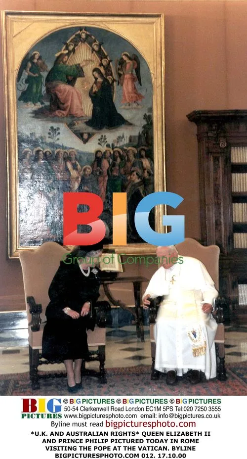 Queen Elizabeth II and Prince Philip in Rome