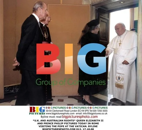 Queen Elizabeth II and Prince Philip Visit the Pope
