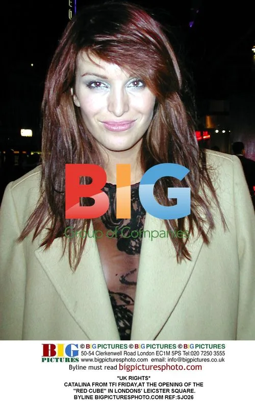 Catalina at Red Cube opening in London