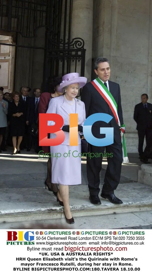 Queen Elisabeth visits Quirinale in Rome