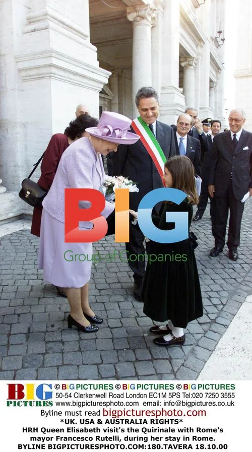 Queen Elisabeth visits Quirinale in Rome