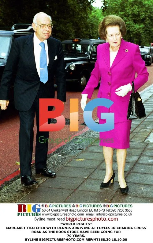 Margaret Thatcher Visiting Foyles Bookstore