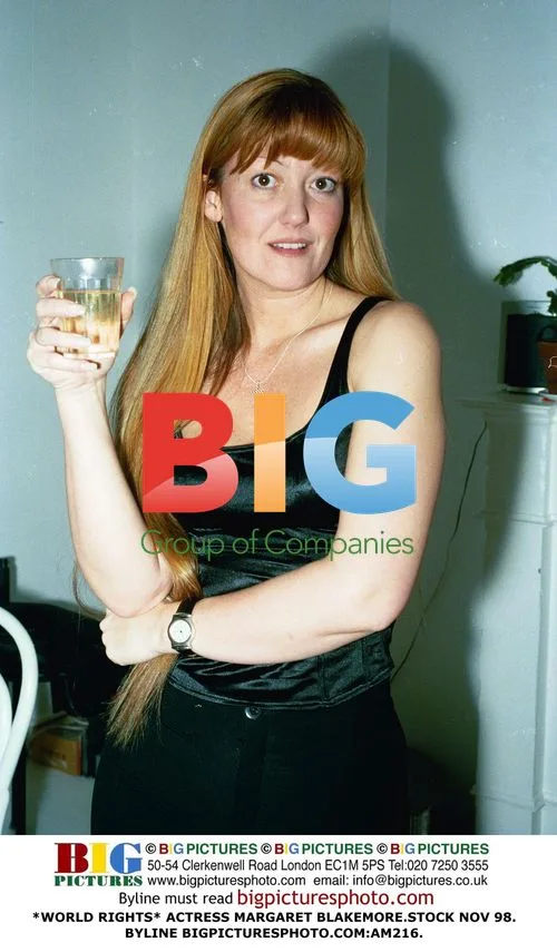 Actress Margaret Blakemore in Black and Green