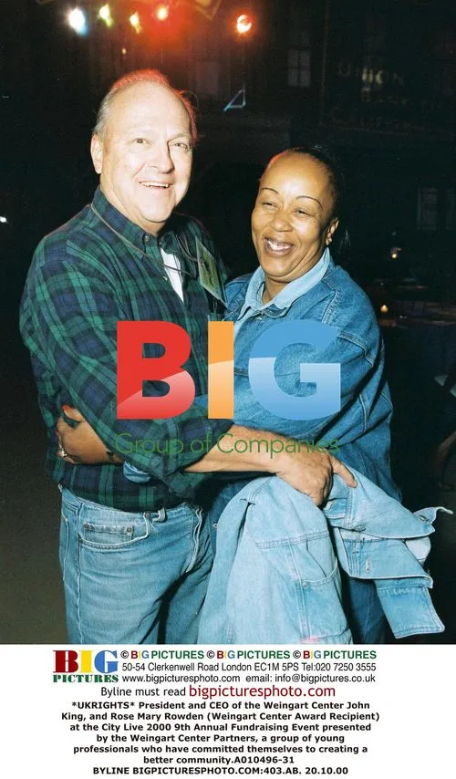John King and Rose Mary Rowden at City Live 2000