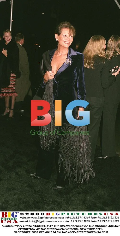 Claudia Cardinale at Armani Exhibit