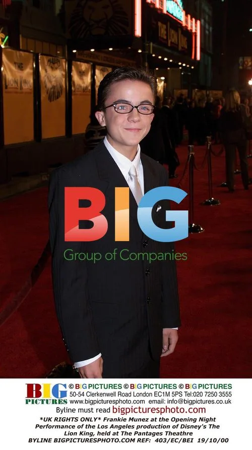 Frankie Munez at The Lion King Premiere