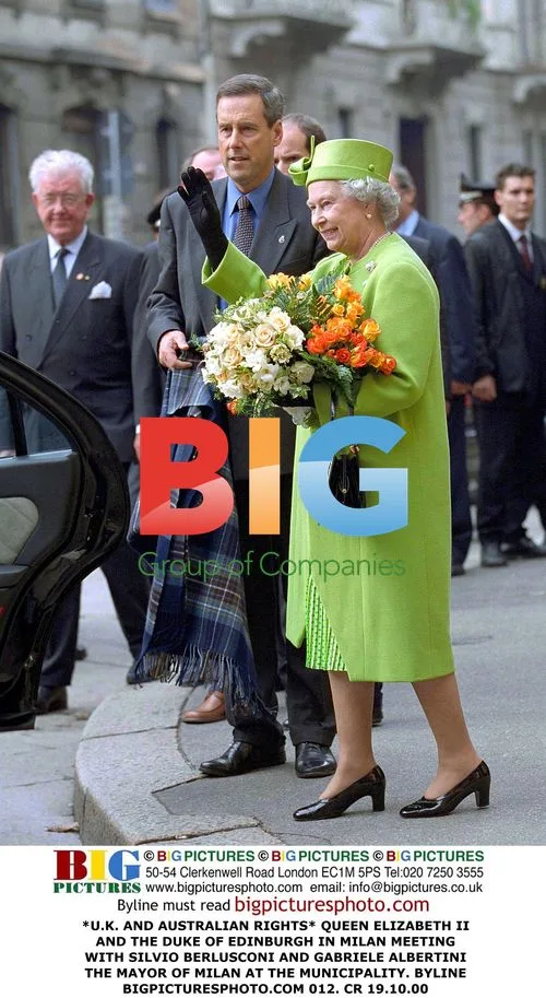 Queen Elizabeth II in Milan