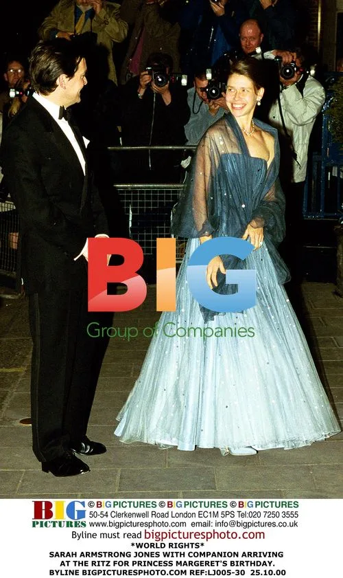 Sarah Armstrong Jones Arriving at Princess Margaret's Birthday