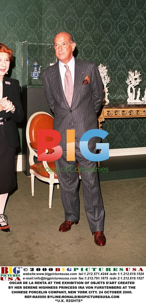 Oscar de la Renta at Exhibition by Princess Ira