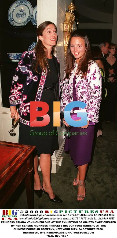 Princess Ariana von Hohenlohe at Exhibition