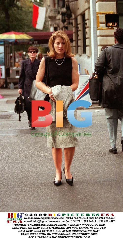 Caroline Kennedy Shopping on Madison Ave
