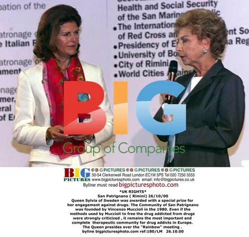 Queen Sylvia Awarded at San Patrignano