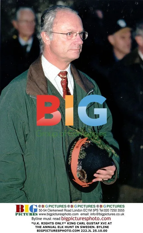 King Carl Gustaf XVI at Annual Elk Hunt