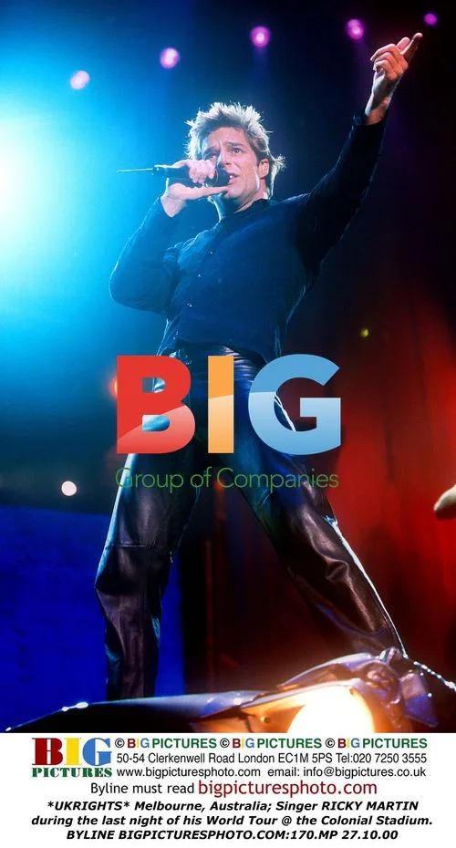 Ricky Martin Performs on World Tour