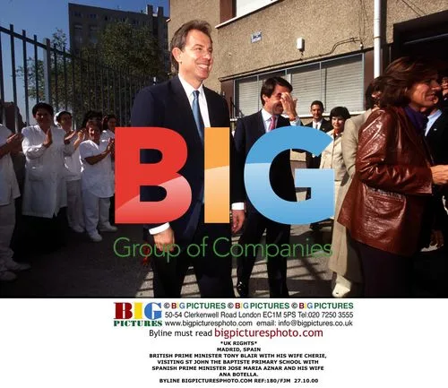 Tony Blair and Cherie Blair visit Spain