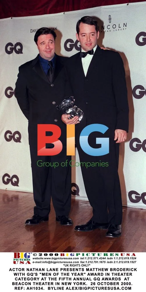 Nathan Lane Presents Matthew Broderick GQ Award