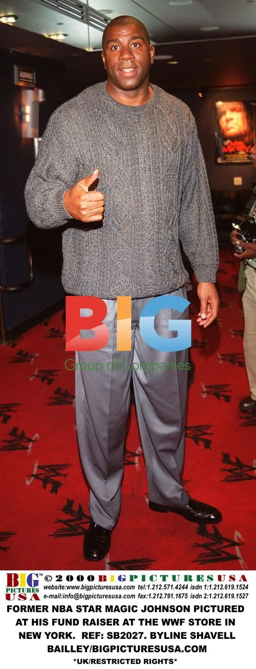 Magic Johnson at Fund Raiser