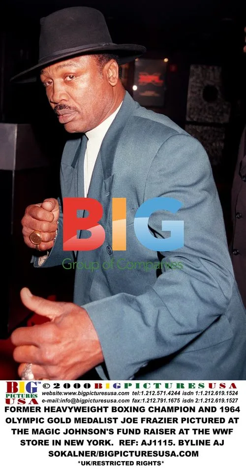 Boxer Joe Frazier at Magic Johnson Fundraiser