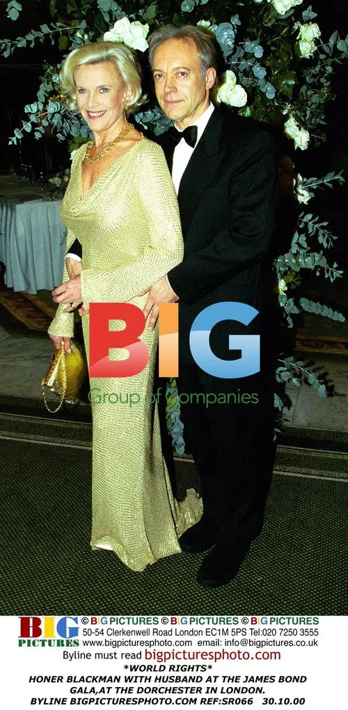 Honer Blackman at James Bond Gala in London