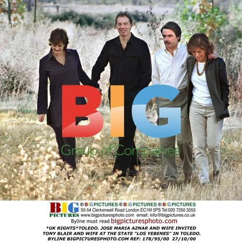 Aznar and Blair at Los Yebenes Estate