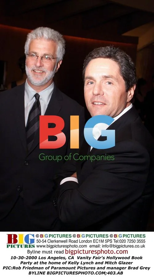 Rob Friedman and Brad Grey at Vanity Fair Party