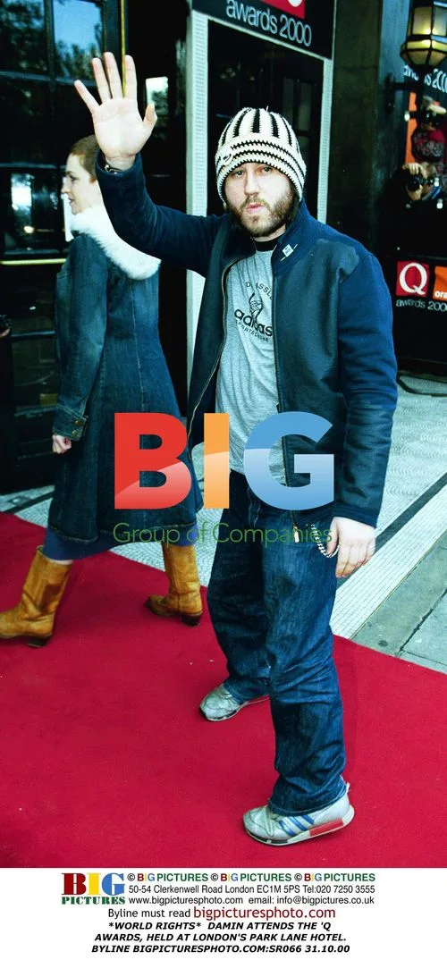 Damin at the Q Awards in London