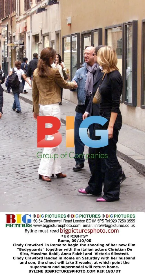 Cindy Crawford Filming 'Bodyguards' in Rome