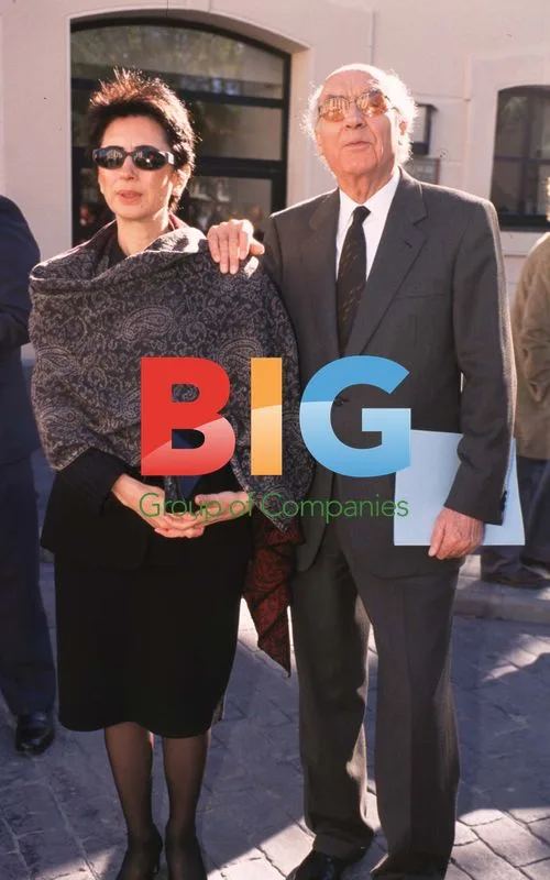 José Saramago and Wife at University Inauguration