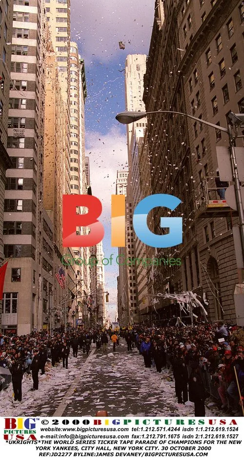 NY Yankees Ticker Tape Parade 2000