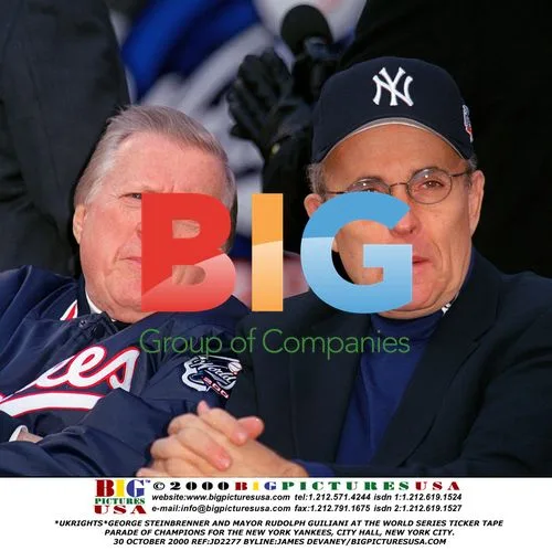 Steinbrenner and Guiliani at Yankees Parade
