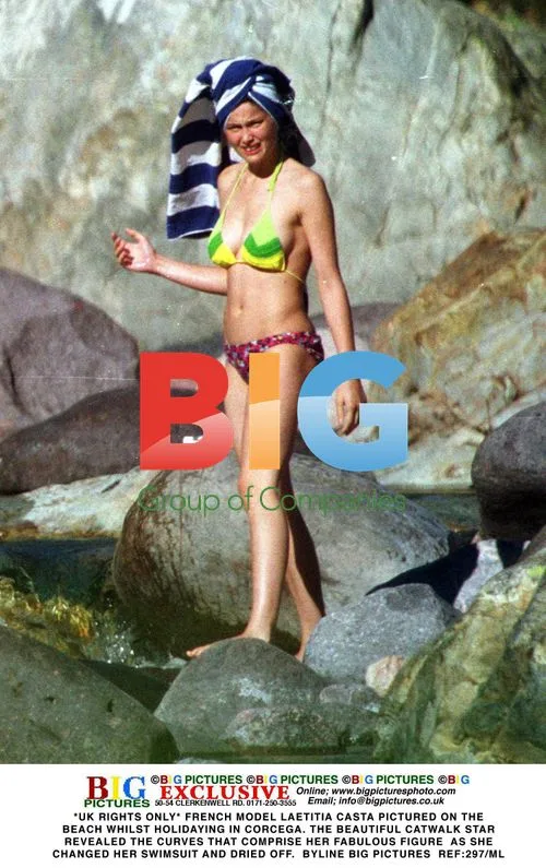 Laetitia Casta Vacationing in Corcega