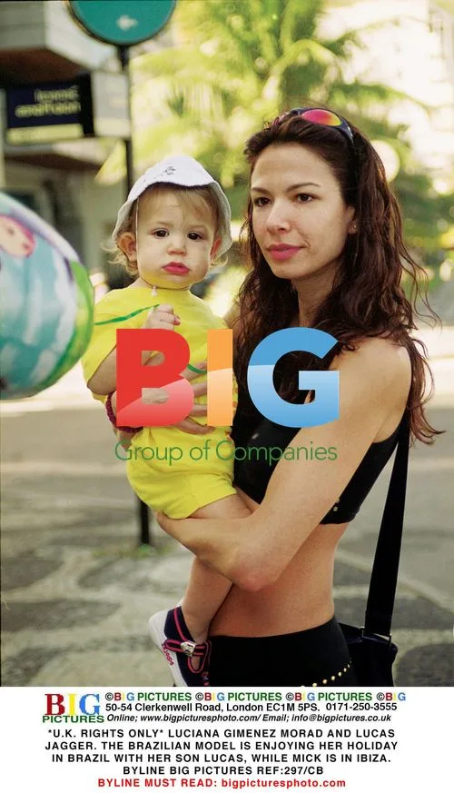 Luciana Gimenez & Son Lucas
