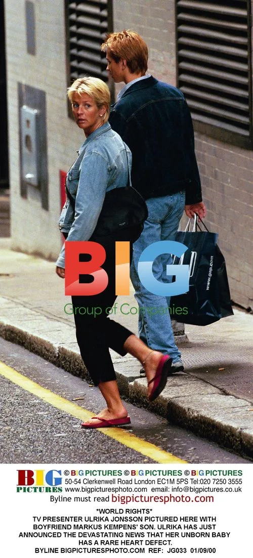 Ulrika Jonsson with boyfriend's son