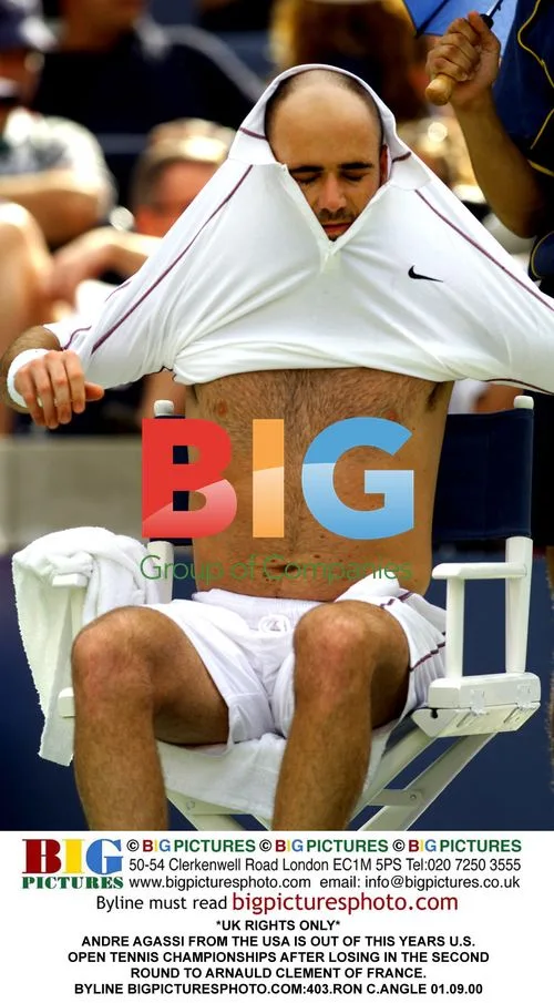 Andre Agassi out of U.S. Open