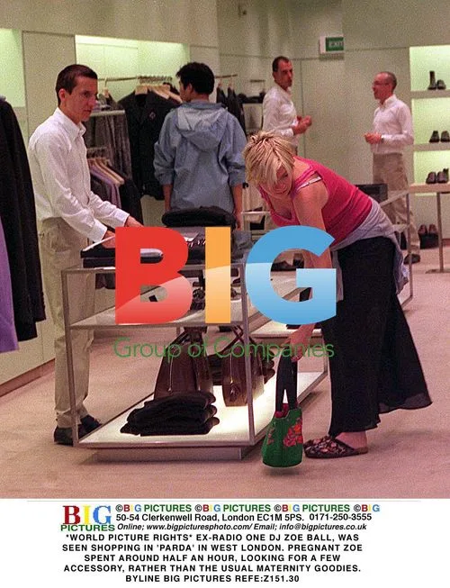 Zoe Ball Pregnant Shopping at Prada