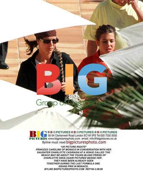 Princess Caroline and Charlotte Casiraghi at 'The Beach'