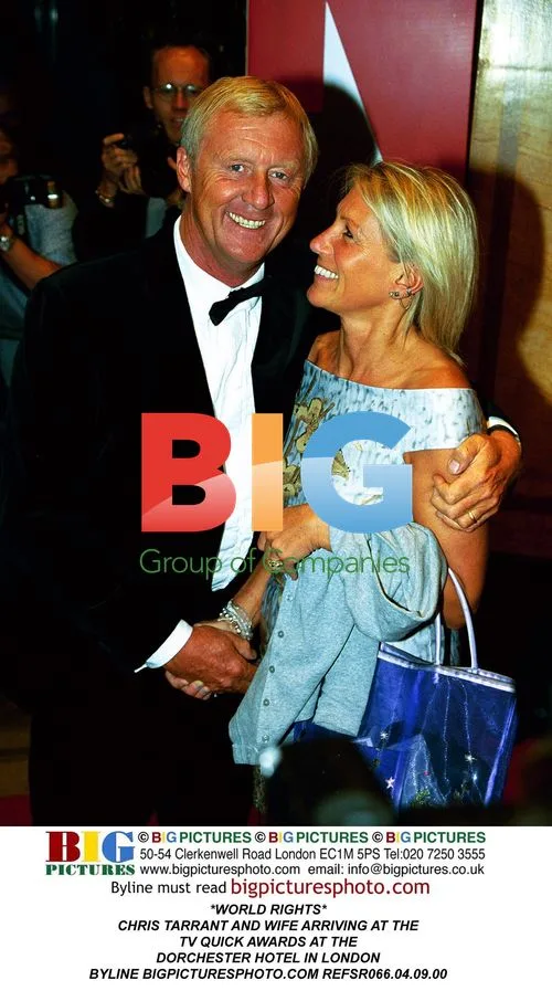 Chris Tarrant and wife at TV Quick Awards in London