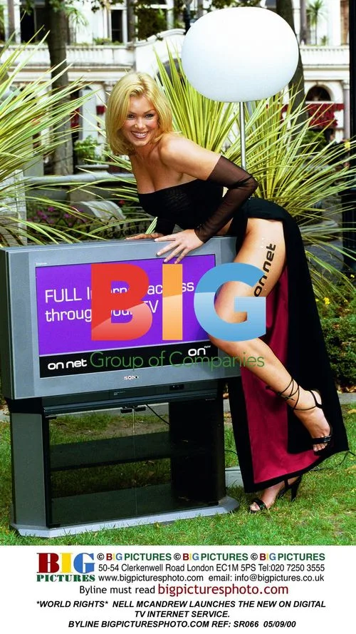 Nell McAndrew Launches ON Digital TV Service